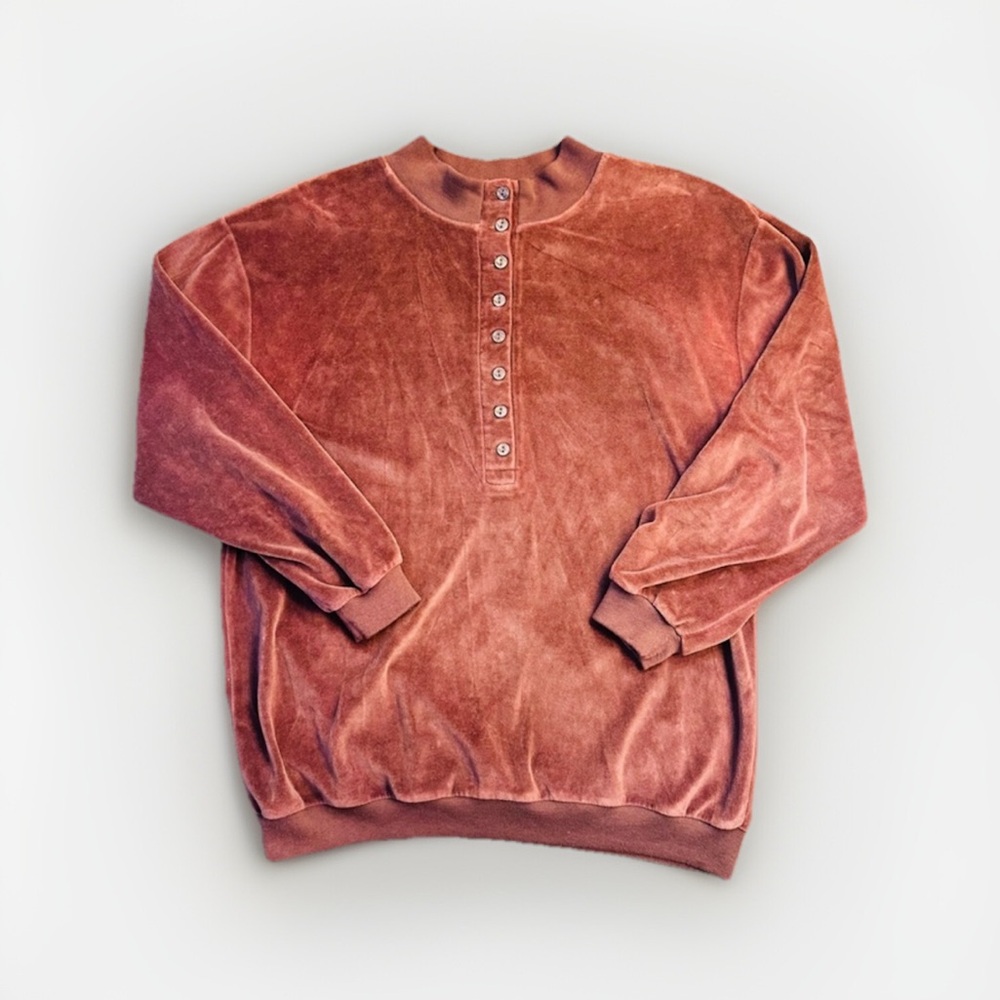 Vtg velour shirt